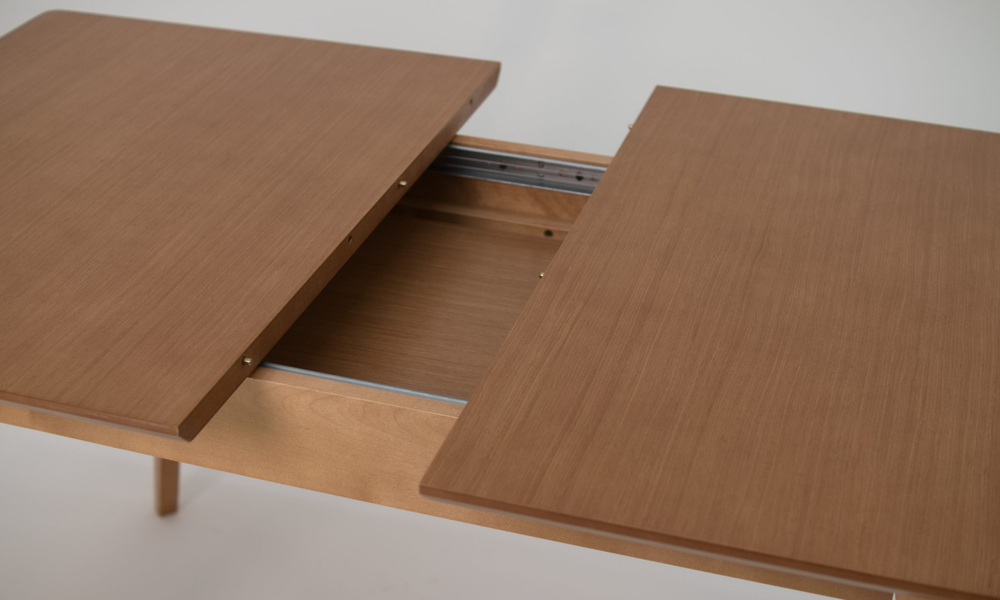 Стол Zip-mebel Сканди 120, Натуральное дерево/Слоновая кость