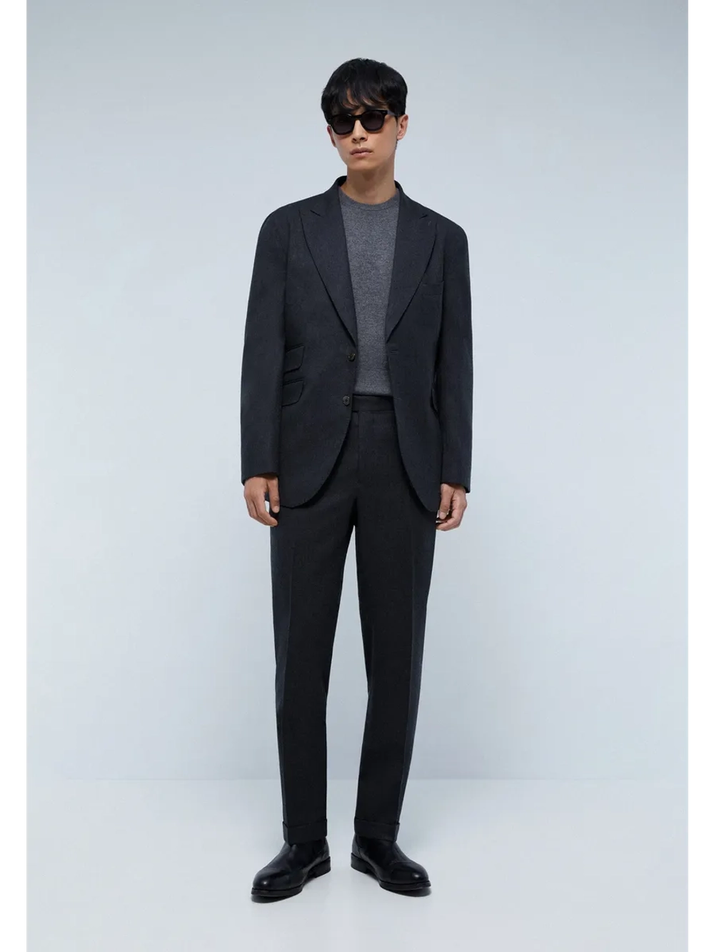 Костюм из 100% шерсти