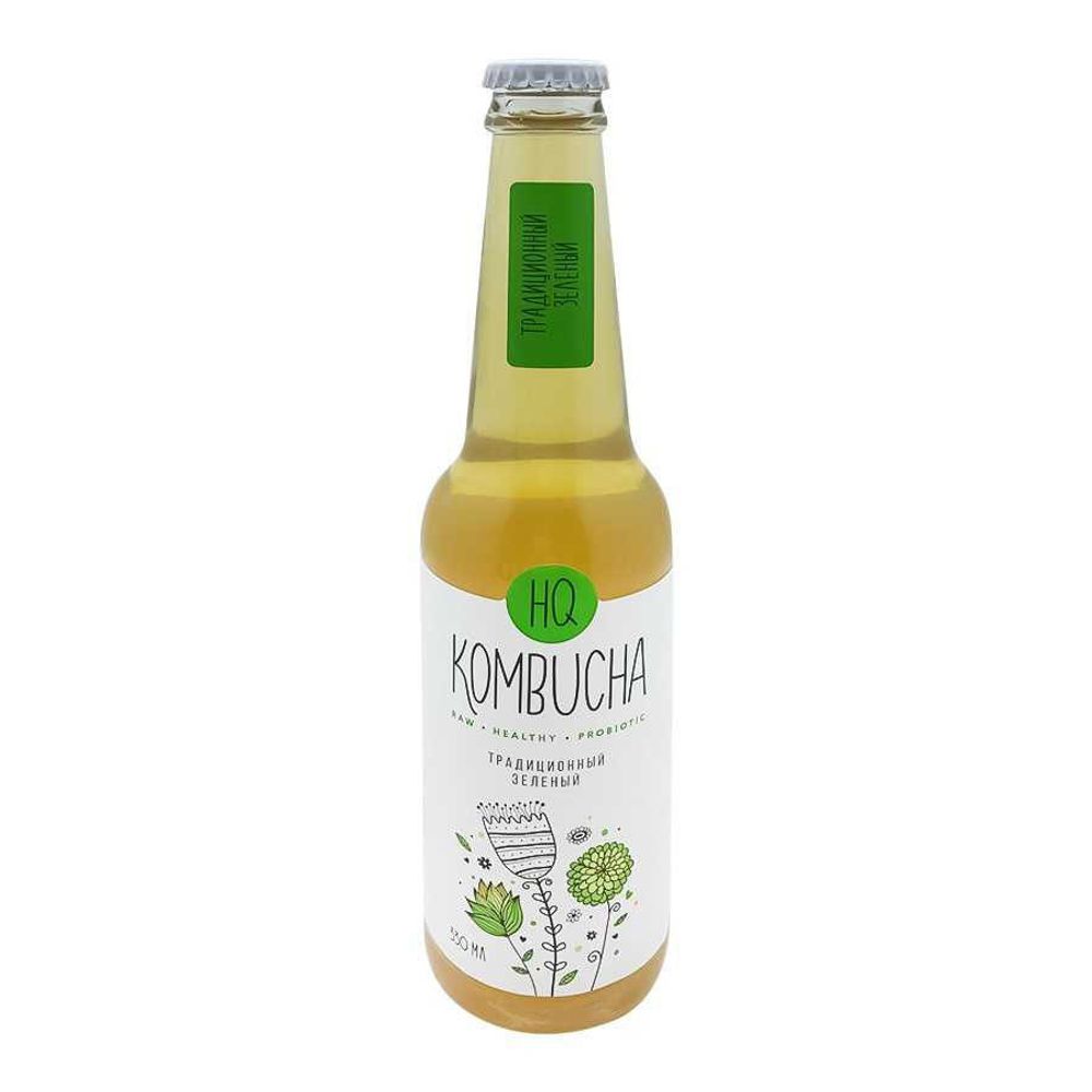 Комбуча HQ Kombucha Традиционный зеленый 330 мл
