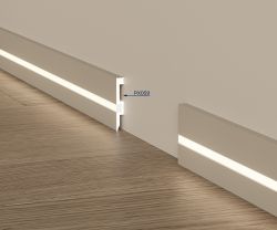 Плинтус Ecopolymer, 80x12 мм
