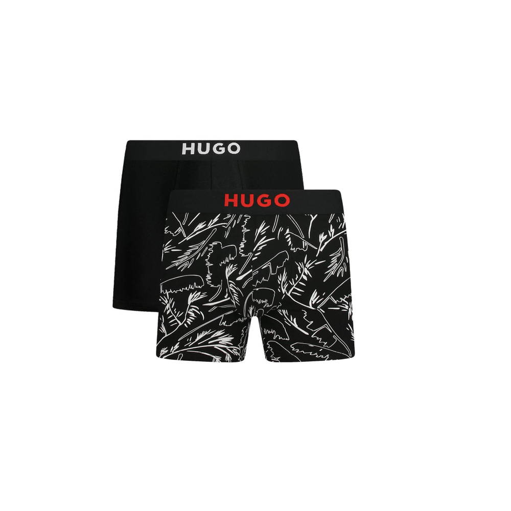 Трусики-боксеры 2шт. BOXERBR BROTHER PACK Hugo Bodywear - черный(50492155)