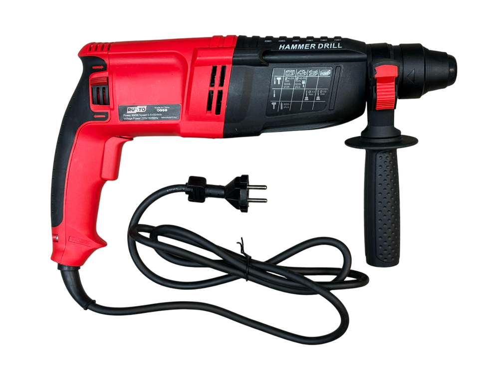 Перфоратор RUNTO сетевой 850W