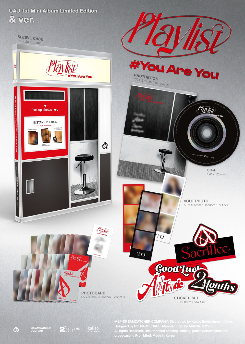 Альбом UAU - Playlist #You Are You (& Ver.) (Limited Edition)
