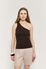 Майка на одно плечо