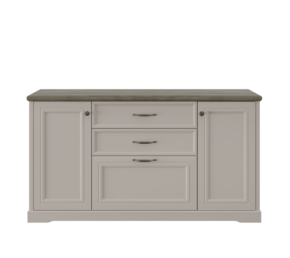 TOSCANA NEW, Тумба 3D2S-1. Цвет ПЕРСИДСКИЙ ЖЕМЧУГ/КАНЬОН