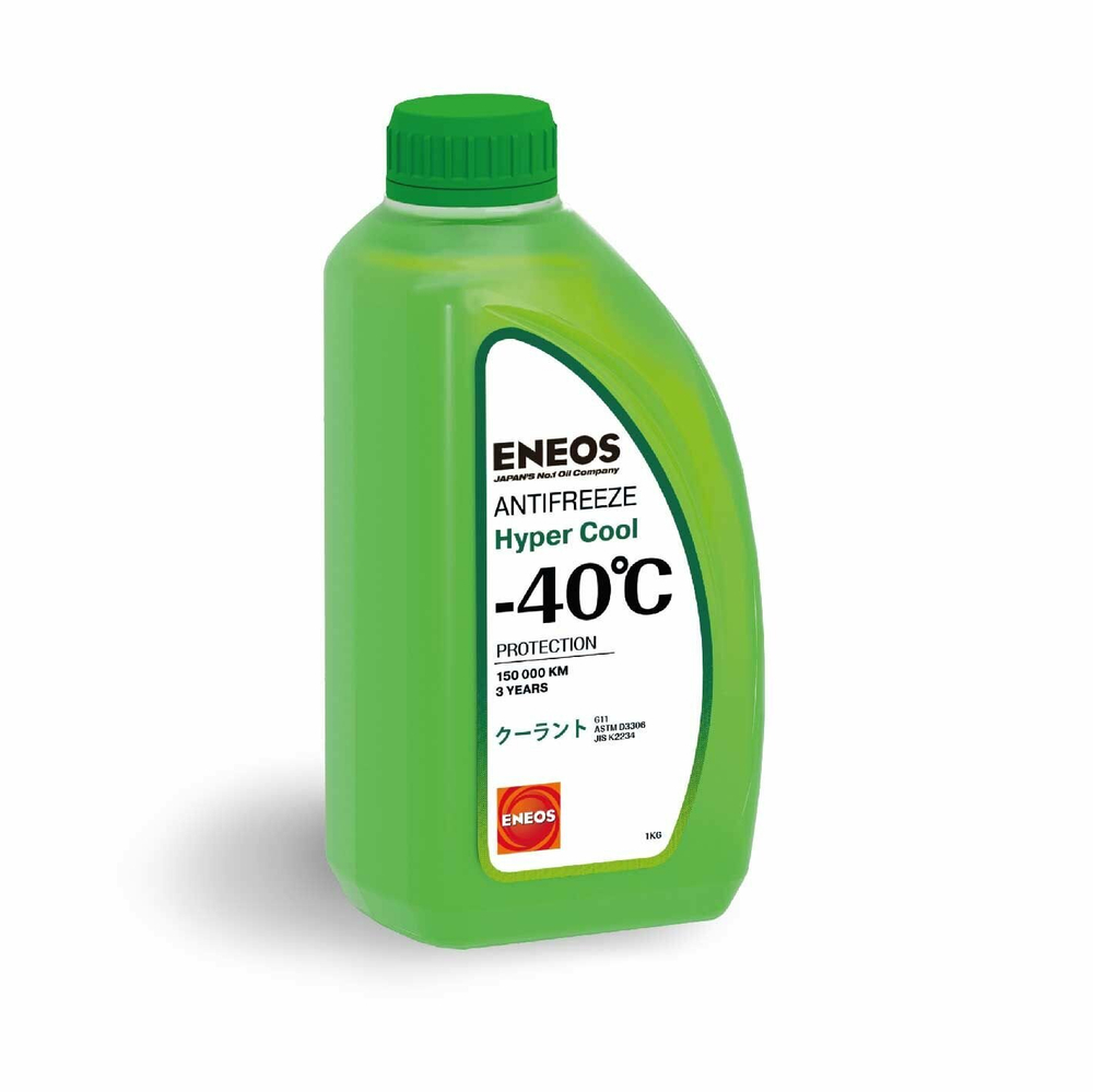 Антифриз зеленый ENEOS Antifreeze Hyper Cool -40°C 1кг