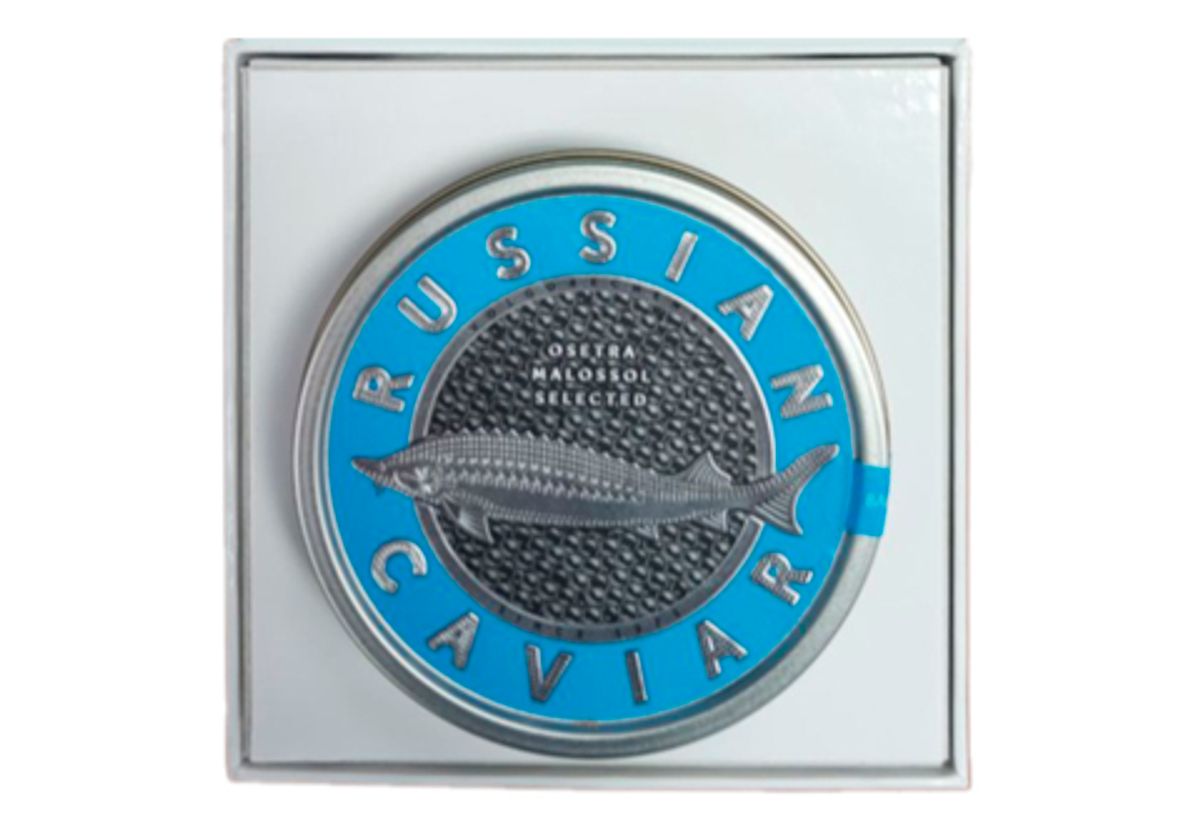 Подарочная шкатулка с черной икрой Selected, 250г