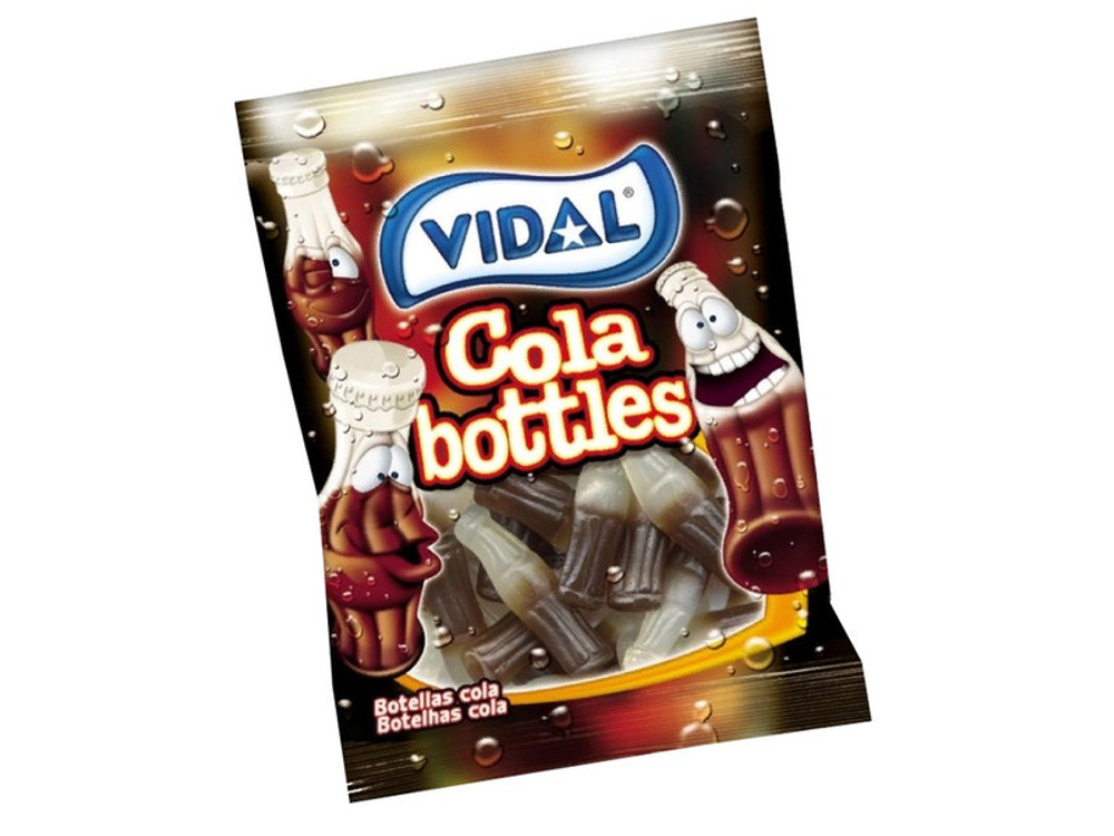 VIDAL Мармелад Бутылочки Кола 90гр (14шт)