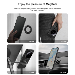 Чехол противоударный от Nillkin c поддержкой зарядки MagSafe для Xiaomi 14 Ultra, серия Super Frosted Shield Pro Magnetic Case