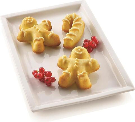 Форма для запекания Silikomart Forma do ciastek Sf106 Gingerbread Man, круглая, силикон, 0,4 см