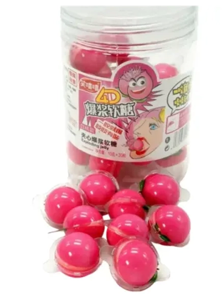 Мармелад с жидкой начинкой "Персики" 10 г * 30 шт