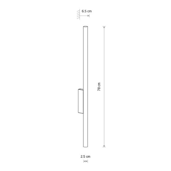 Настенный светильник Nowodvorski Laser Wall Satine Copper 11815