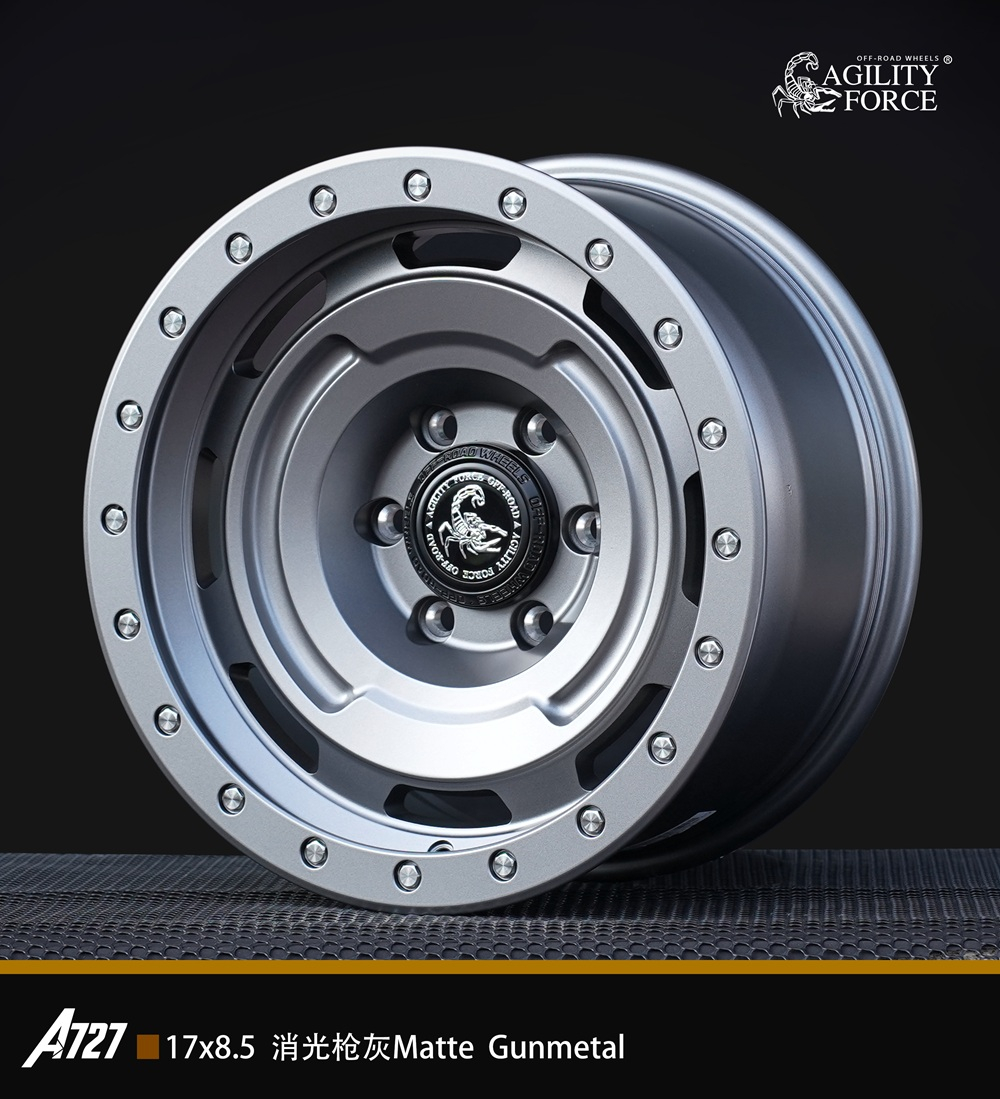 Диск колёсный литой AGILITY FORCE А727 R17 8.5 ET0 Matte Gunmetal