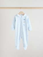 Комбинезон / Cлип для малышей Next E19-565, 3 шт., Белый, Голубой