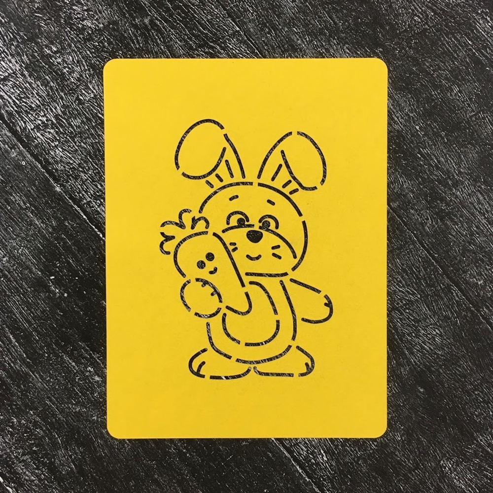 Зайка №52 с морковкой