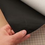 Нейлон 0,15 мм на клеевой основе черный, лист 150*50 см