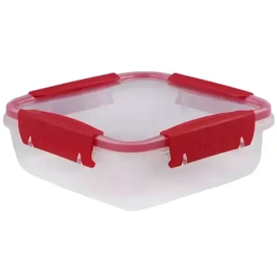 Контейнер для продуктов 0,8л «BUTTERFLY» красный