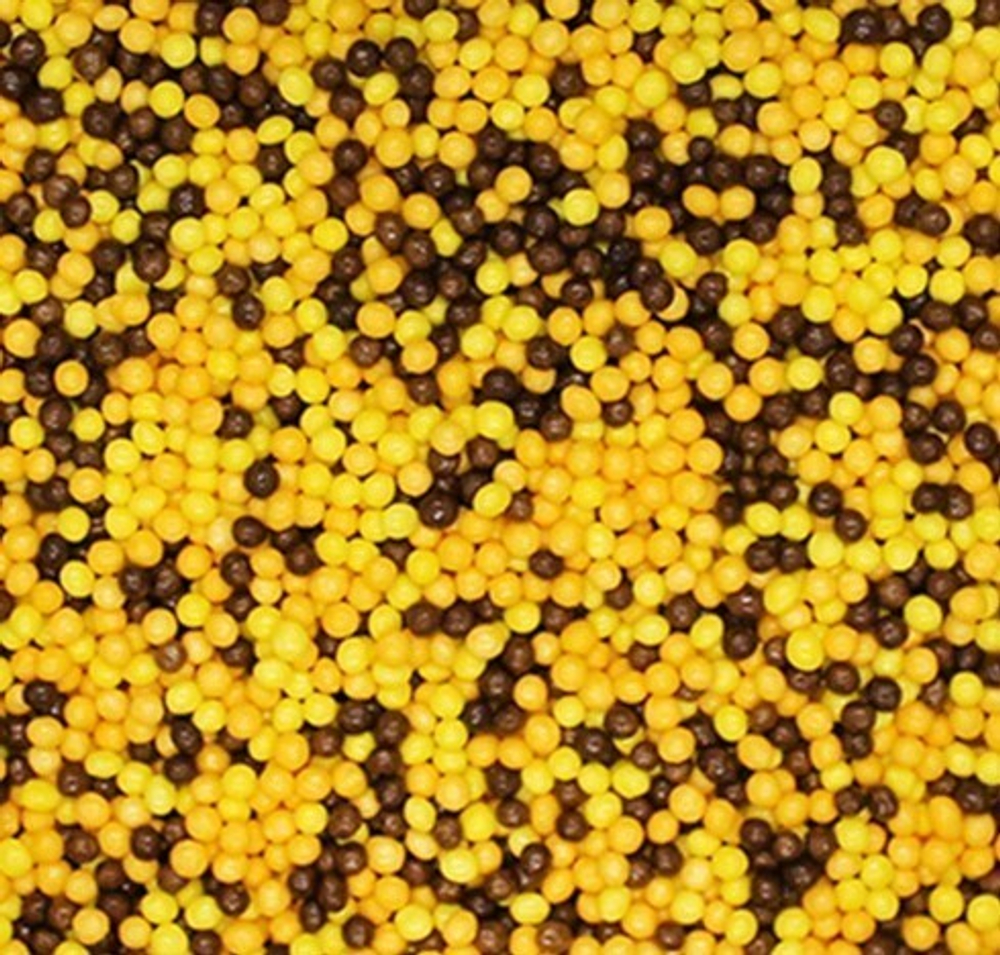 Посыпка шарики желто-коричневые 100 гр