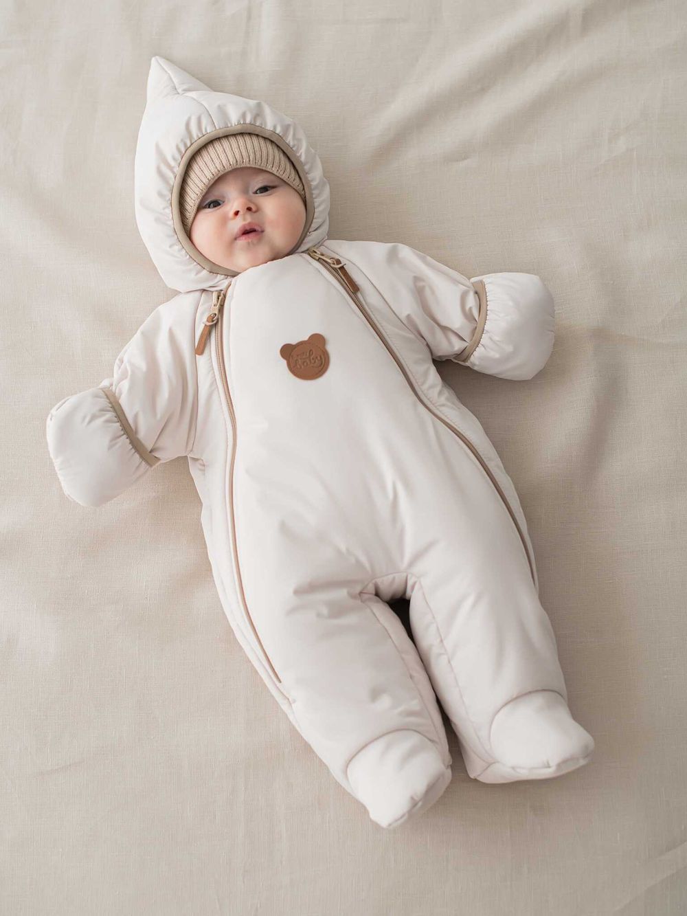 Комбинезон демисезонный с закрытой ножкой "Тофу" 0+