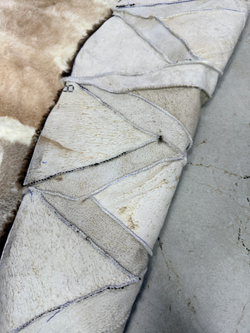 Ковер шкура натуральная овчина меховой