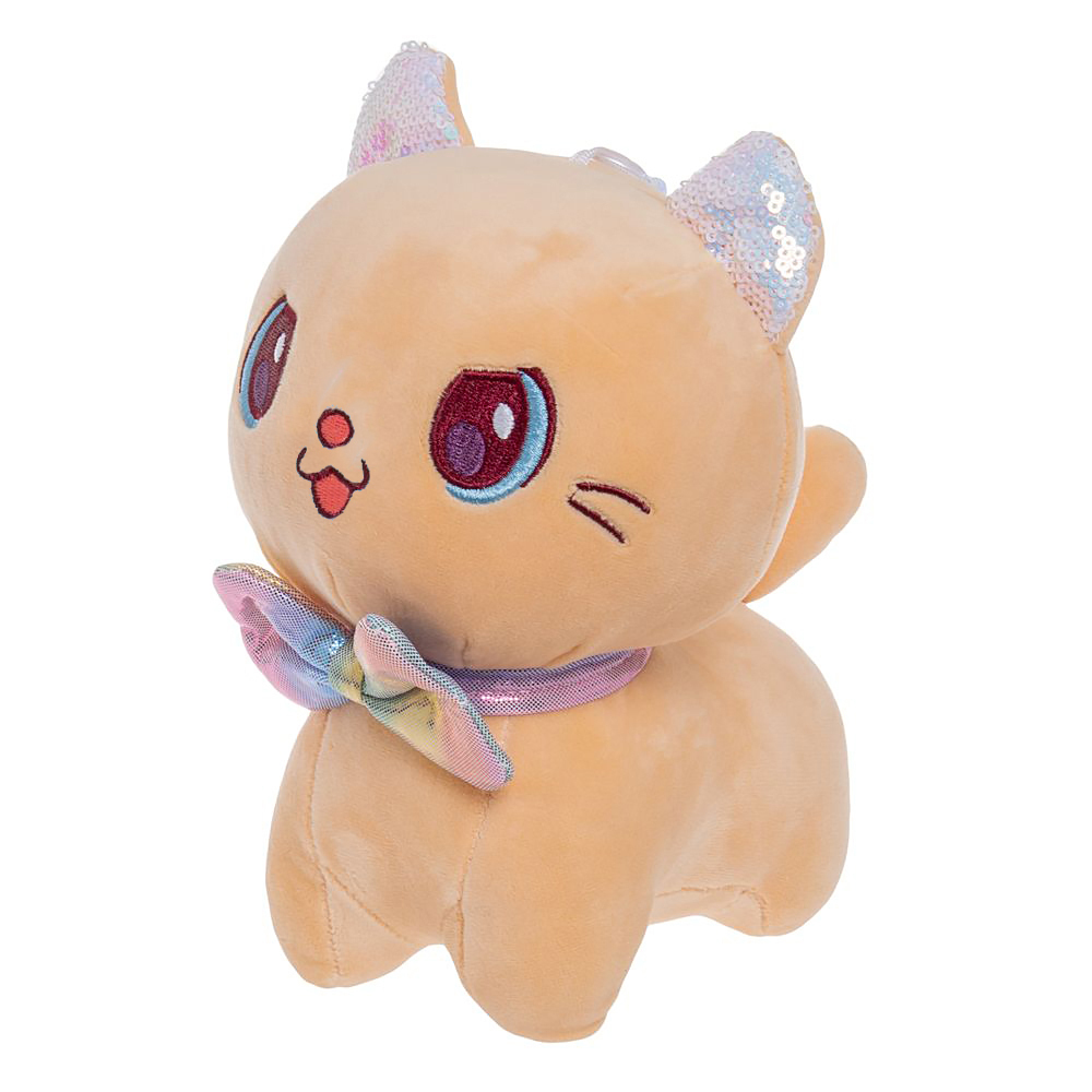 Мягкая игрушка Кошка из велюра подарок для девочки мальчика