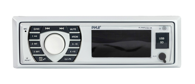 Морская магнитола 1DIN PYLE PLMR23BTW