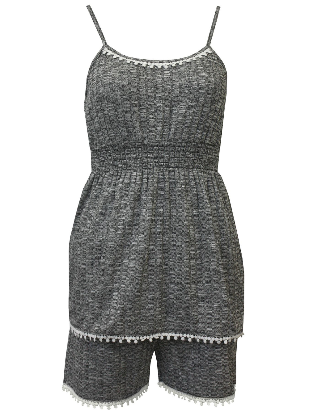 Нежный меланжевый комплект для дома