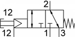 VHEF-PTCZ-M32-M-G18 Распределитель с кнопочным управлением