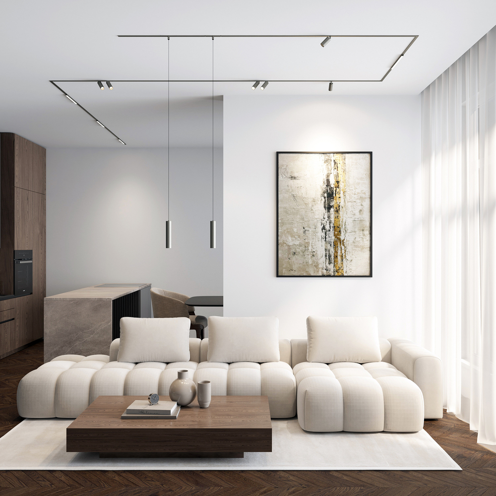 DK5742-DN Светильник для трека SHINE SPOT со светодиодом, D35*H100, 48V DC, 8W*2 , RA?90, 3000K, IP20, темный никель, алюминий