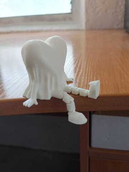 Сердце с подвижными ножками 3 Д печать