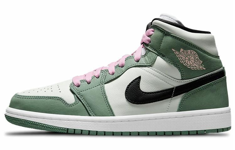 Кроссовки Jordan Air Jordan 1 Mid Se "Dutch Green" (Женская размерная сетка)