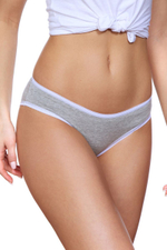 Женские трусы-слипы из хлопковой ткани (Размер: XXL) (Цвет: синий)