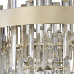 Citilux Лаура CL301262 Люстра хрустальная подвесная Шампань