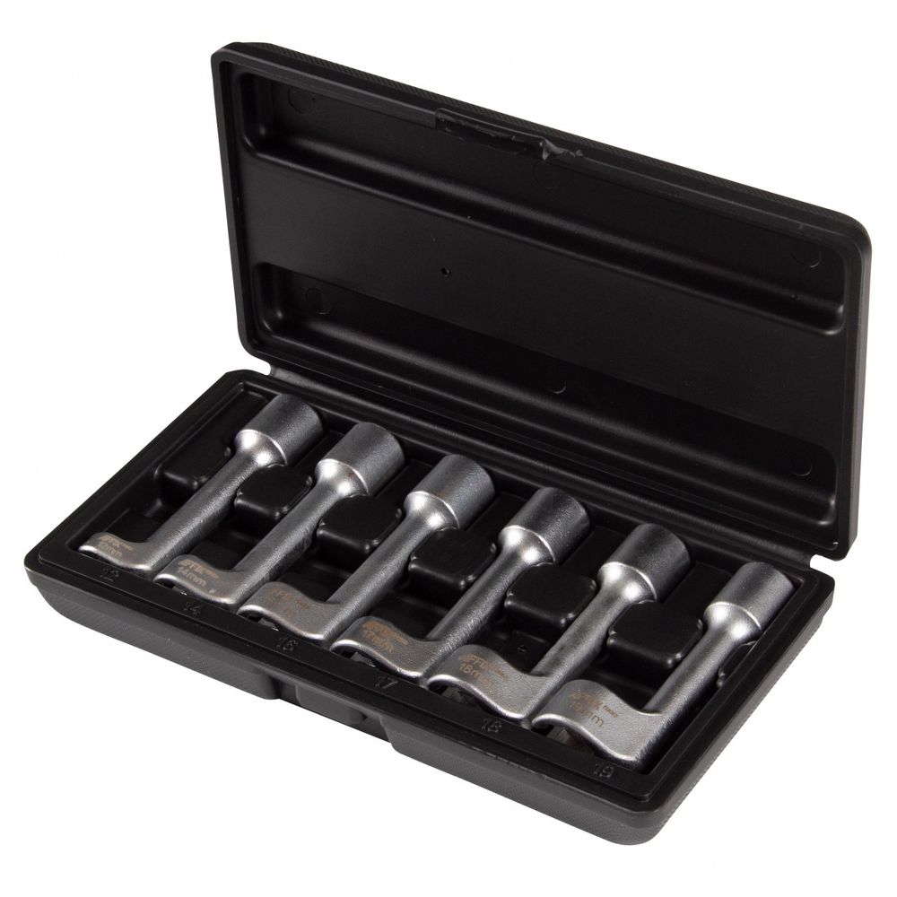 AFFIX (AF02510006C) Набор разрезных насадок 1/2", Г-образные, 12-19 мм, 6 предметов, кейс