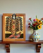 Древо Иесеево (Корень Иессеев, Лоза Иессеева), Мировлитиса - Родословная Божией Матери. Деревянная икона на левкасе