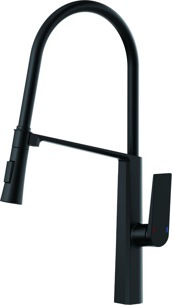 Смеситель для кухни с гибким изливом HAIBA HB73827-7 черный