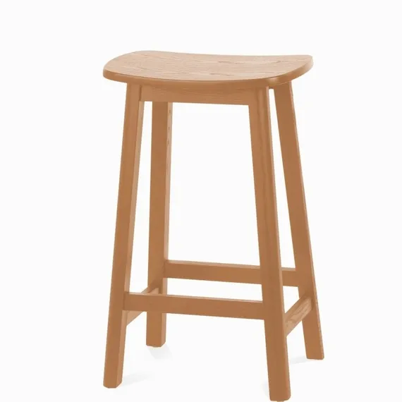 Полубарный стул Sed 66 см, светлое дерево