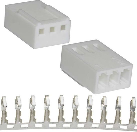 Разъём HU-03 2,54мм / 1375820-3TE / H2510-03PYC000R / DS1070-3F / L-KLS1-2.54-03-H