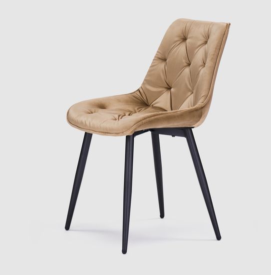 Обеденный стул Vera коричневый велюр Премиум