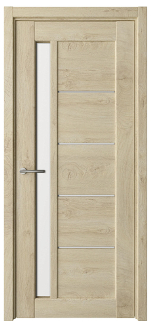 Межкомнатная дверь МЕХИКО стекло белое