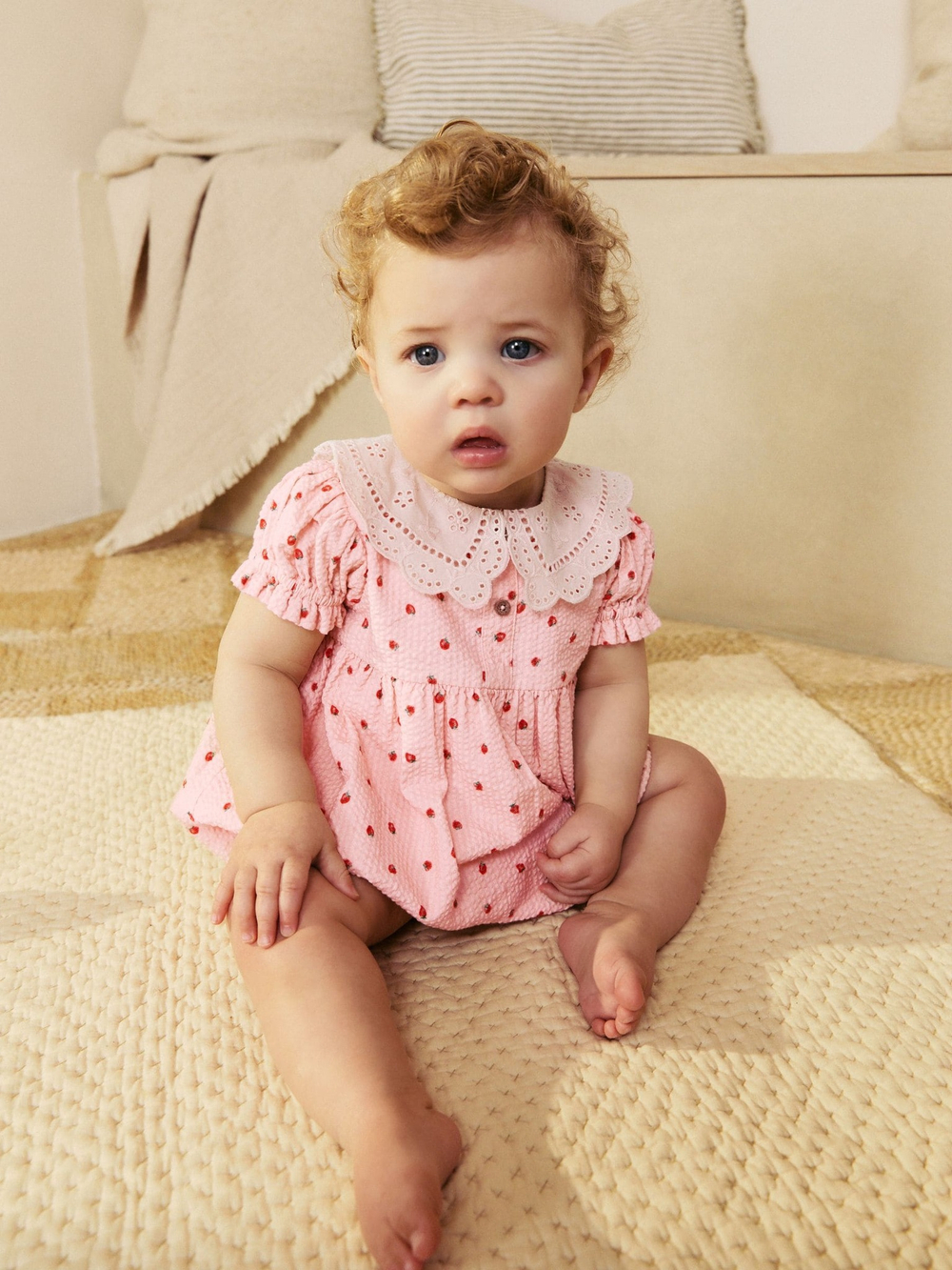 Боди с длинным рукавом для девочки Next AG3-542, Розовый