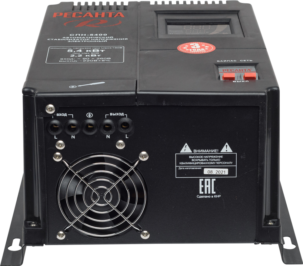 Стабилизатор напряжения Ресанта СПН-5400