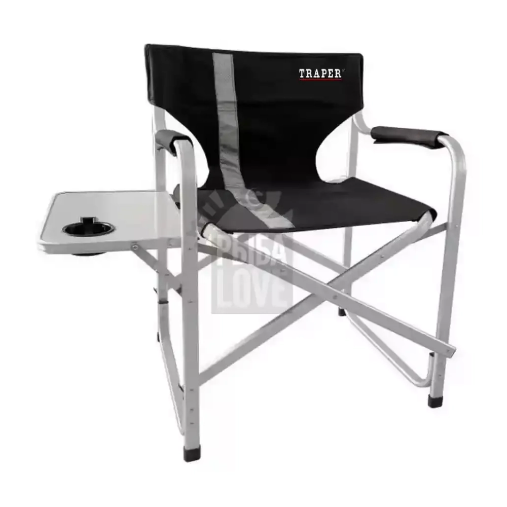Кресло раскладное для рыбалки Traper Comfort со столиком алюминиевый
