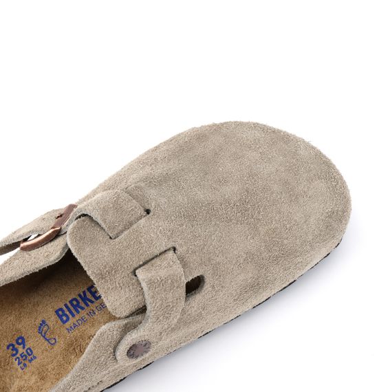 Birkenstock Boston Soft Footbed Домашние тапочки Серый, Обычный Свободный покрой Унисекс