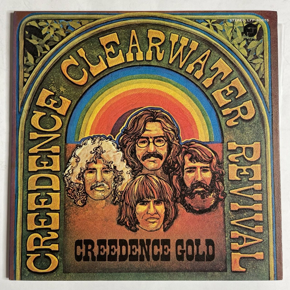 Винтажная виниловая пластинка LP Creedence Clearwater Revival Gold (Japan 1973) (No Obi) Bad Moon Rising