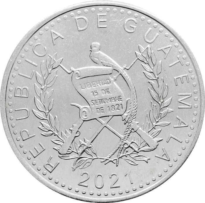 25 сентаво 2021 Гватемала UNC