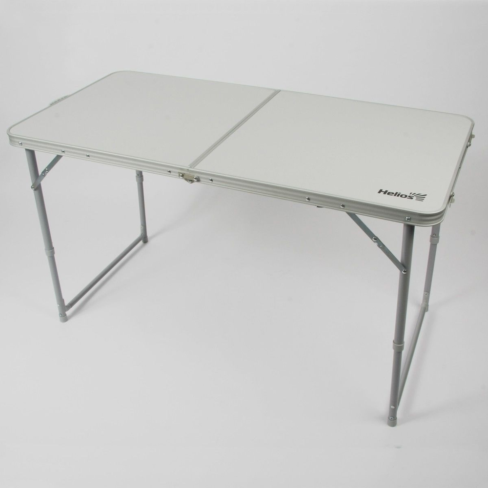 Складной стол Helios T-21407/1 (алюминий), с ручкой для переноски