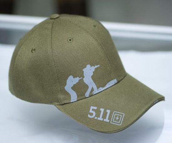 Бейсболка 5.11 Tactical с логотипом людей с винтовками(олива)