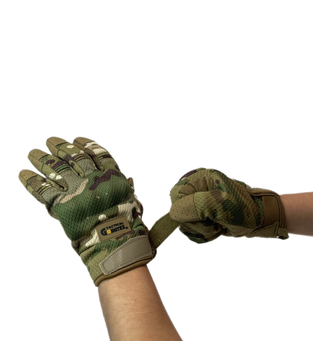 Перчатки тактические летние, Мультикам gongtex tactical
