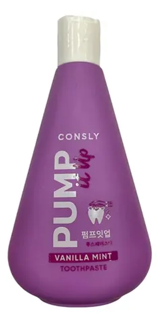 Зубная паста с экстрактом ванили CONSLY Pump It Vanilla Mint Toothpaste 300 мл